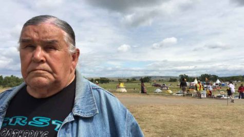 Clyde Bellecourt, 80, who helped found the American Indian Movement in the 1960s, said he sees "fresh energy" among younger Native Americans fighting to stop the Dakota Access pipeline. (William Yardley/Los Angeles Times/TNS)