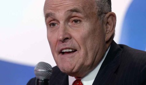 Former New York City Mayor Rudy Giuliani speaks at the 11th annual Values Voter Summit on Friday, Sept. 9, 2016 in Washington, D.C. (Olivier Douliery/Abaca Press/TNS)