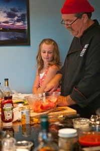 Chef Bill spices up class at winery
