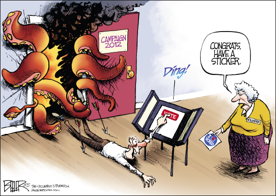 Editorial Cartoon November 7, 2012