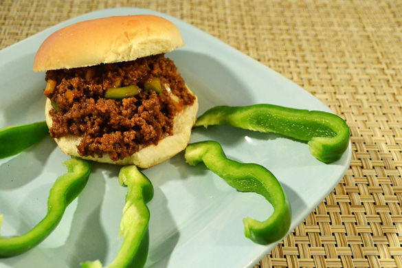 Sugar & Spice: Sloppy Joes & Green Bean and Olive Salad