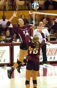 Volleyball upsets Shockers in five sets at Davies