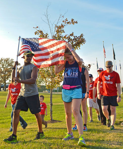Community members run for veterans