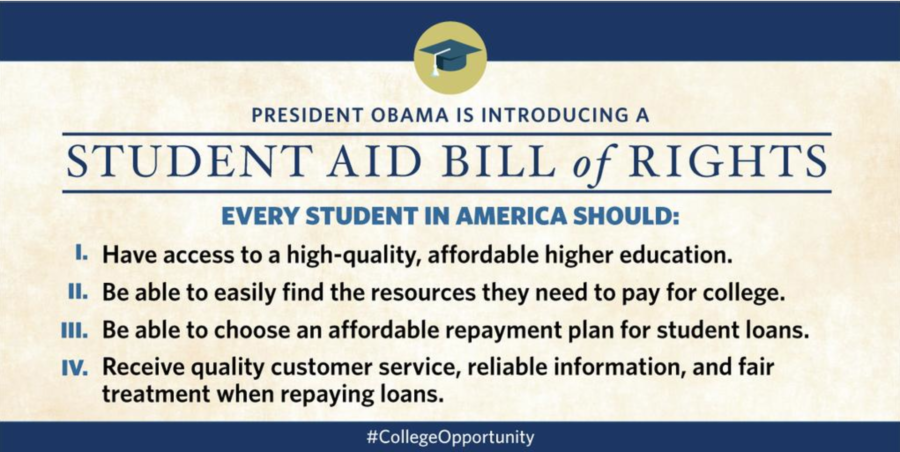 Obama unveils Student Aid Bill of Rights