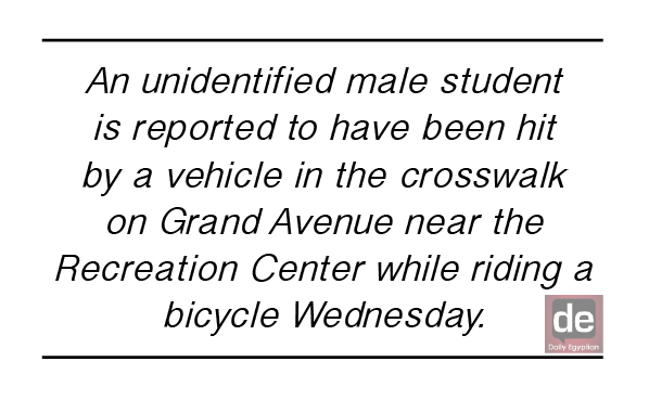 SIU student involved in accident on Grand Avenue