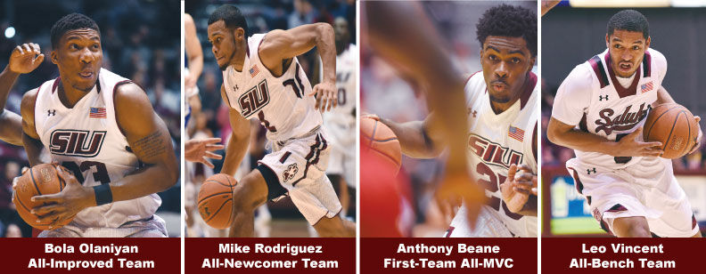 Four Salukis honored by MVC