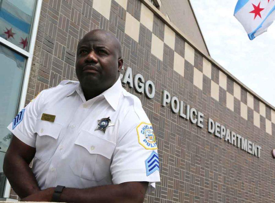 Chicago police Sgt. Ernest Spradley said he was pulled over by a white officer who cussed at him before knowing he was a police officer. The incident reminds him that officers need to work at respecting the people they serve, he said. (Antonio Perez/Chicago Tribune/TNS)