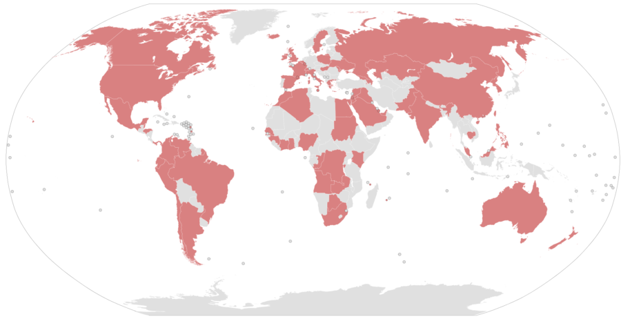 Countries implicated in the panama papers
via Wikicommons