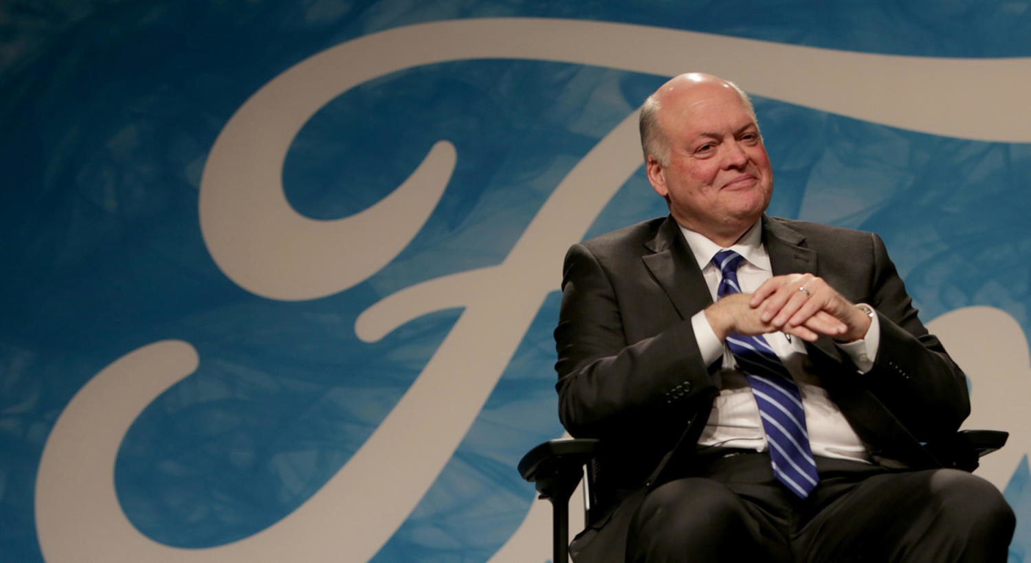 Ford Motor Company President and CEO, Jim Hackett, on Monday, May 22, 2017 at the Ford Motor Company World Headquarters in Dearborn, Mich. Ford said Wednesday it earned a profit of $2 billion during the second quarter. (Elaine Cromie/Detroit Free Press/TNS)