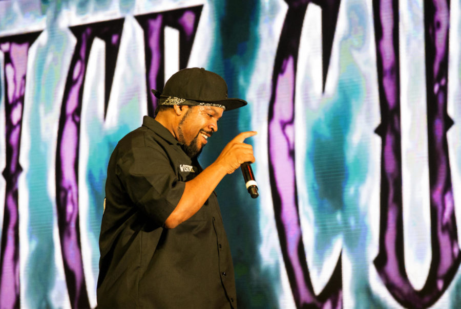 Ice Cube performs Saturday, April 28, 2018, during a concert at SIU Arena. (Reagan Gavin | @RGavin_DE)