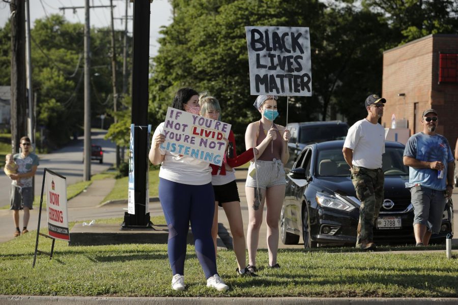 Black Lives Matter demonstrators visit the town of Anna, Illinois, Thursday, June 4, 2020.
About 150 Black Lives Matter demonstrators of all colors marched through the town of Anna, Illinois to protest the death of George Floyd in Minneapolis, as well as in the hopes of bringing more awareness to the issue of race relations in the United States, and especially the town of Anna.  The demonstration marked the first of its kind ever in this area of Southern Illinois.  Since the turn of the 20th century, Anna, IL has carried the grim reputation of being a sundown town - a product of the Jim Crow era, which meant African Americans werent allowed after dark.  Over time, A-N-N-A became known as an acronym that stood for: Aint No [N-word] Allowed.  Present day Anna is still viewed as one of the more racist towns in Southern Illinois, however there seem to be enough residents that would like to overcome this reality and allow for positive change to arrive and flourish.

Angel Chevrestt // @sobrofotos