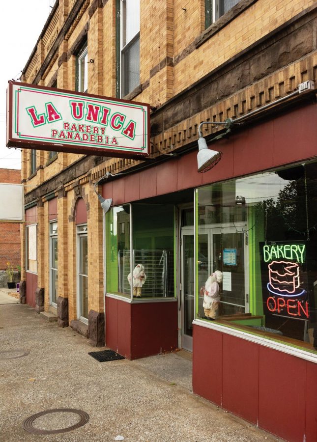 La Unica Bakery, owned by Dáris Herrera, 39, is a family run bakery which has been located in downtown Carbondale for 12 years. Not only does the bakery provide pastries for their customers but they provide for local businesses like Underground Public House, August 27, 2020. 