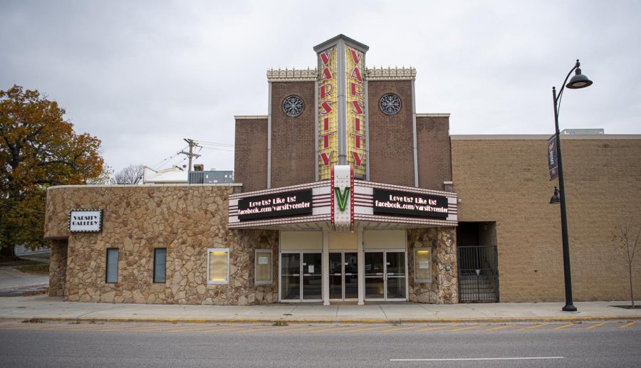 The Varsity Center in downtown Carbondale is a visual and performing art venue that holds different events and entertainment productions. Since COVID-19 hit, the theatre has been shut down, but has since move their performances and events online Sunday, Oct. 25, 2020 in Illinois.   