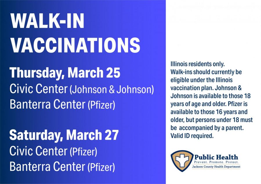 Jackson County Health Department schedules walk-in COVID-19 vaccinations