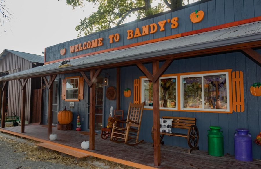Bandy%E2%80%99s+gift+shop+sits+at+the+entrance+of+Bandy%E2%80%99s+Pumpkin+Patch+Oct.+13%2C+2021+in+Johnston+City%2C+Ill.+Co-owner+of+Bandys+Pumpkin+Patch%2C+Kelly+Bandy%2C+said%2C+%E2%80%9CWe+start+this+business+in+February%2C+even+though+we+dont+open+until+September.+Theres+so+much+that+goes+into+it+that+people+dont+know+about.%E2%80%9D