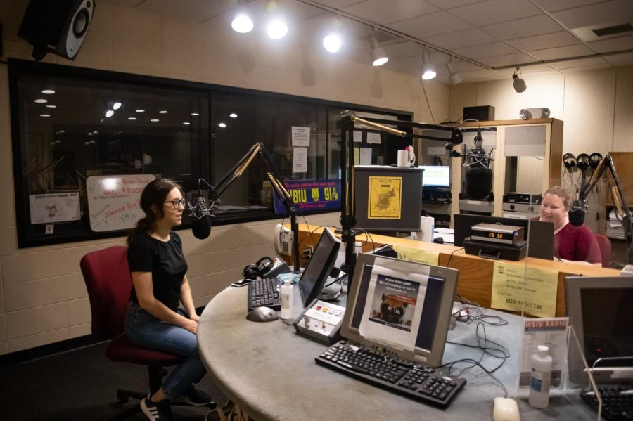 Ukrainian masters student, Diana Butsko, speaks with WSIU about the conflict in Ukraine March 2, 2022 in Carbondale, Ill. 