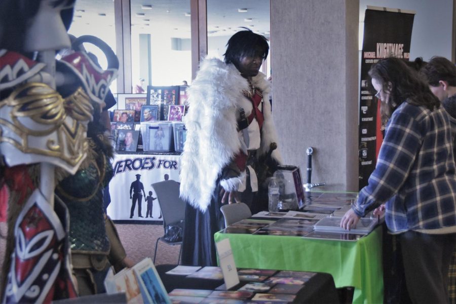 Cosplayers find a home at SalukiCon on April 16, 2022 at the SIU Student Center in Carbondale, Ill. From the novice to professionals, cosplayers from all skill levels assembled alongside others of various fandoms at SalukiCon.
