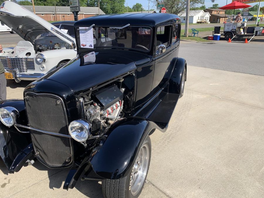 A car sites on display June 4, 2022 at the 6th Annual Car and Truck Show at Southside Lumber in Herrin, Ill. 