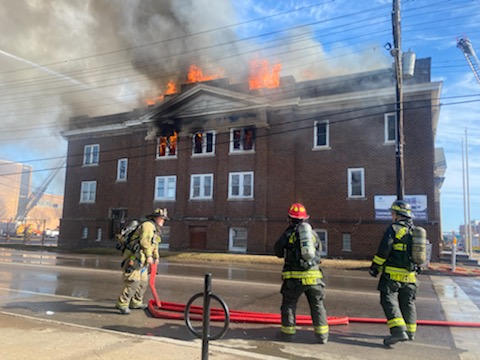 Fire breaks out in abandoned church in Carbondale
