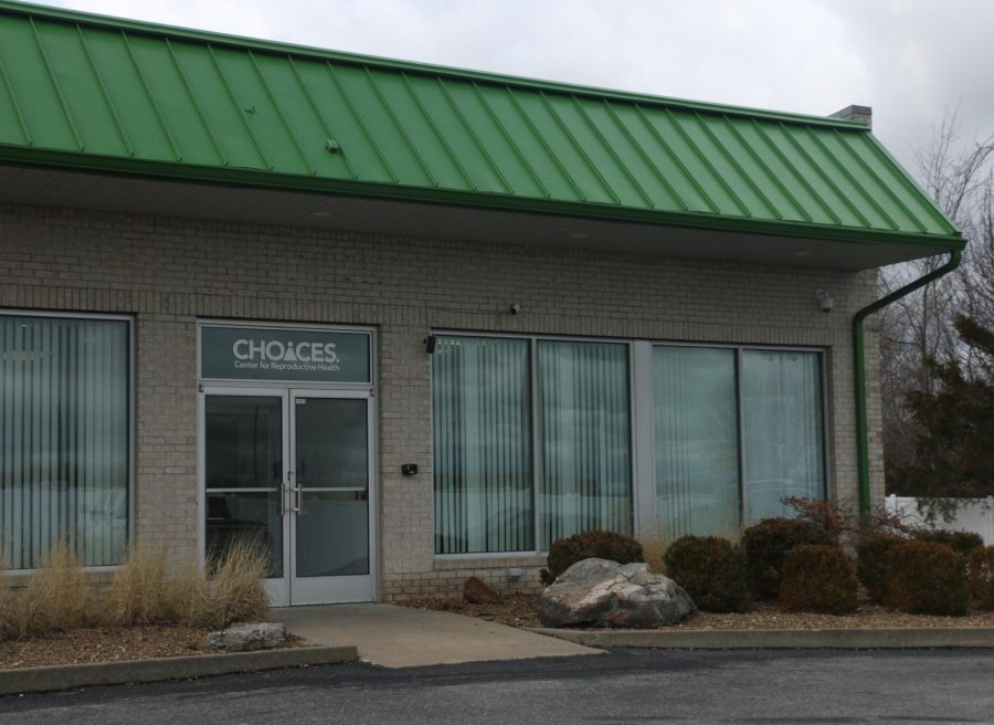 The Choices Center for Reproductive Health building sits open Feb. 9, 2023 on N Giant City Road in Carbondale, Ill.
