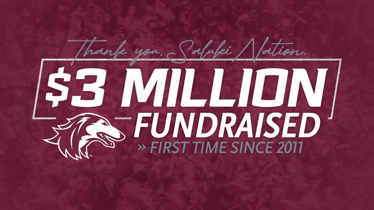 Saluki Athletics surpasses $3 million in fundraising for first time since 2011