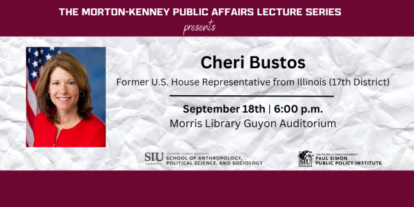Former Illinois congresswoman Cheri Bustos reflects on her career in Morton-Kenney lecture 
