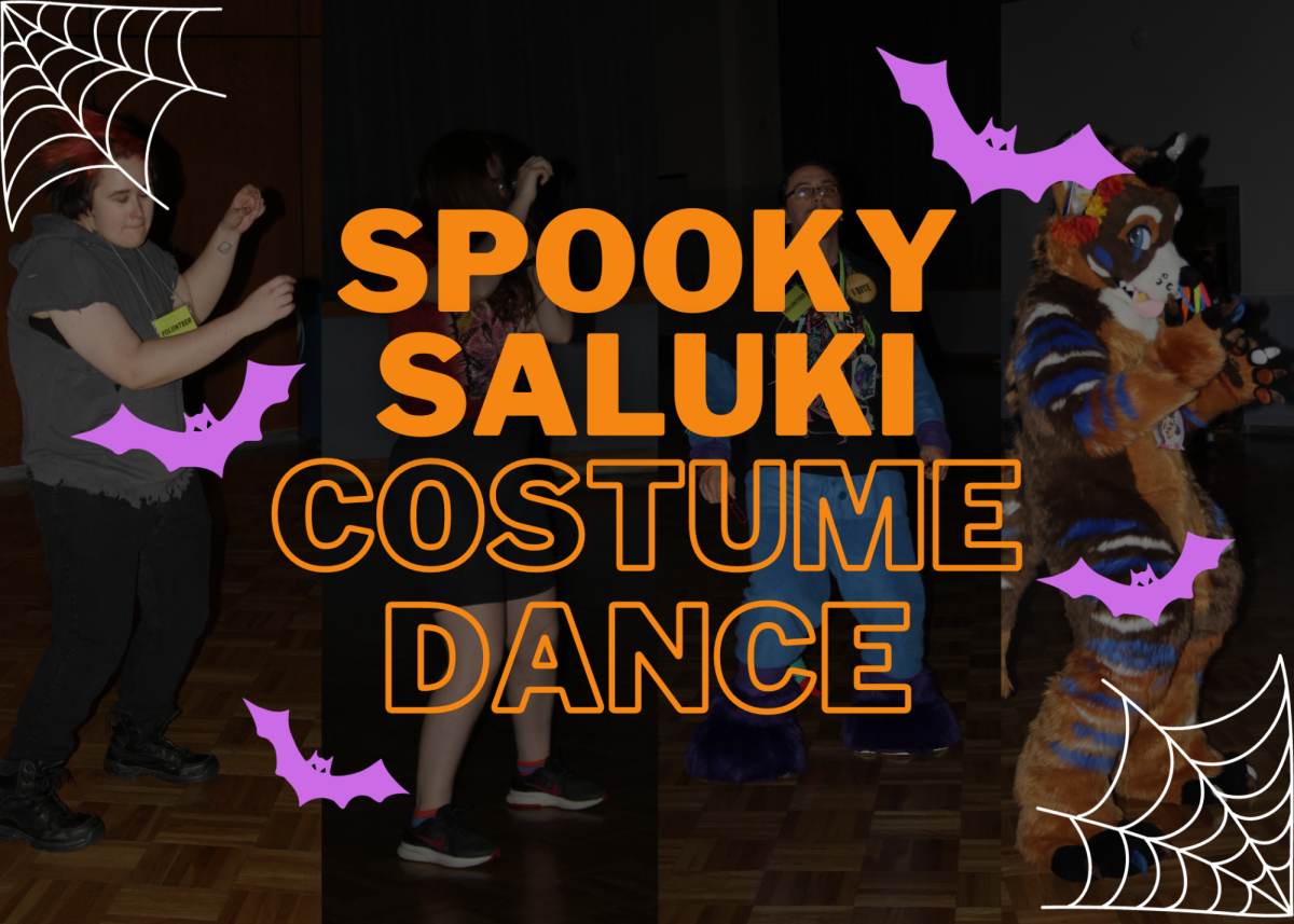 Students gather for Spooky Saluki Costume Dance 