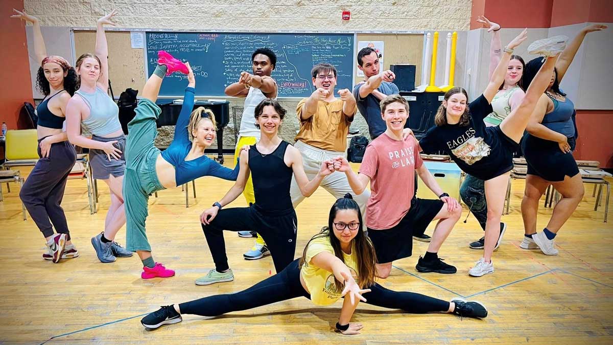 Cast members rehearse for “The Prom,” which opens June 14 as part of the 2024 McLeod Summer Playhouse.  The season opens Friday, May 31, with the “Singing with the Stars” fundraiser at McLeod Theater.