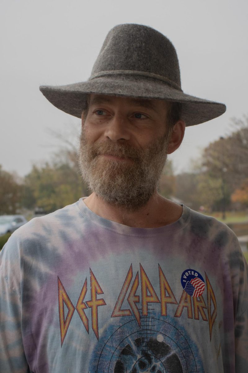 Joe Palermo stands for a portrait after voting for the 2024 General Election Nov. 5, 2024 at Carbondale High School in Carbondale, Illinois