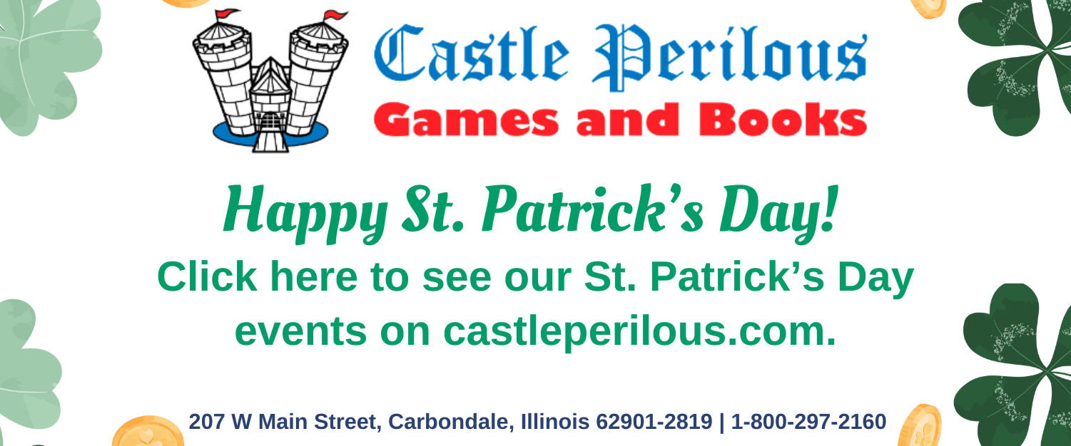 Castle Perilous: Happy St. Patrick's Day! Click here to see our St. Patrick's Day events on castleperilous.com.