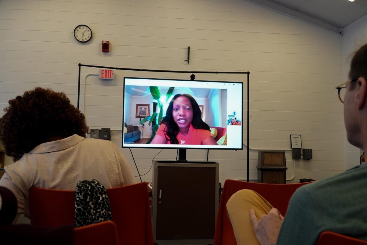 SIU alumna Tamara John spoke to students and faculty of Southern Illinois University Jan. 29, 2026 in Carbondale, Illinois. She spoke to many students about her time in the non-scripted television industry. 