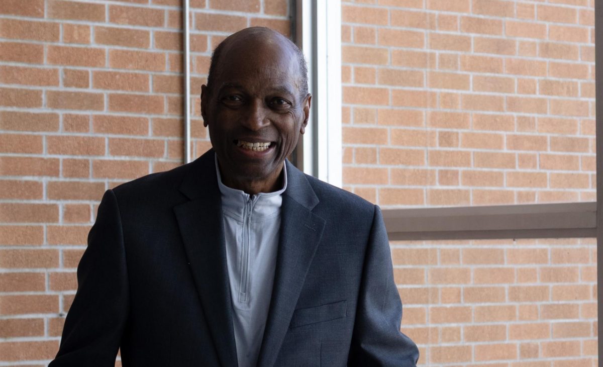 Michael "Stinger" Glenn poses for a portrait after speaking at the Voices of Impact Luncheon Feb. 6, 2026 at SIU Student Center in Carbondale, Illinois. 